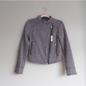 NWT GAP Tweed Moto Jacket